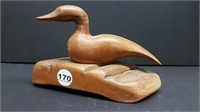 CARVED WOOD BIRD