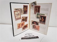 VTG Russian Postage Stamps in Book