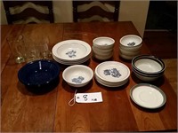 (28) Pieces of Miscellaneous Bowls, Plates, and