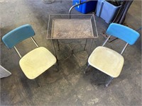 Kids School Chairs, Wrought Iron Stand