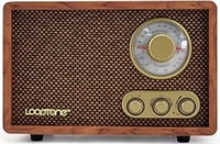 LoopTone AM FM Vintage Radio with Bluetooth