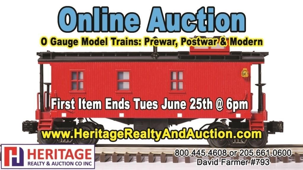 Model Trains: Prewar, Postwar & Modern, ends 6-25