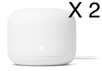 1 Lot: (2) Google Nest H2D Mesh Wi-Fi