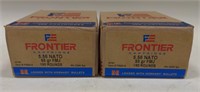 300 Rounds Frontier 5.56 Nato Cartridges In Boxes