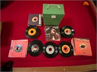 45 Records Vintage Case Tony Orlando Bob Seger
