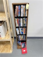 DVD Holder with DVDs
