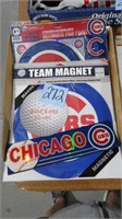 Chicago Cubs Team Magnet / Sticker Lot
