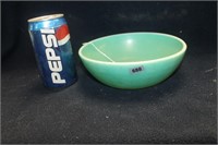 VINTAGE GREEN SERVING BOWL