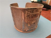 Large cuff bracelet with unknown symbols...