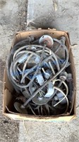 BOX OF MISC ELECTRICAL WIRE AND BOXES