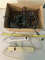 Box extension cords and power strips