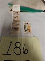 Two books of fishing flies 29 cent stamps