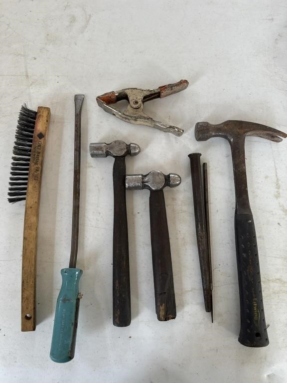 Estwing hammer, hammers, wire brush