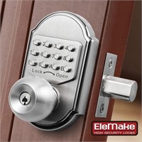 Elemake Keyless Door Lock Deadbolt Entry Door