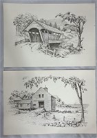 2 Jay Killian Barn Scene Prints