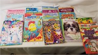 Childrens Activity & Coloring Book Lot