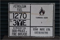 Petroleum Fuel Sign - Esso tanker