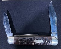 CASE XX 6 DOT - TRIPLE BLADED KNIFE