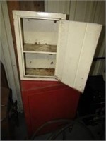 2 small metal cabinets