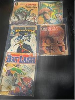 5 VTG Comics-Korak, Unexplained, For Gold, BatLash