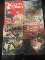 Comics-I'm Dickens,Capt Storm, Gunfighters,Six Gun