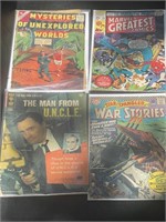 4 Comics-Mysteries,Greatest, U.N.C.L.E. War Storis