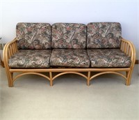 5 pc. Rattan Sunroom Furniture, Sofas and Tables