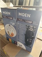 2- MOEN 1/3hp GXP33C PRO DISPOSAL'S