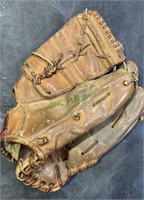 Vintage leather baseball glove - Mickey Mantle