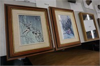 2-Robert Bateman prints-Finches & Cardinal