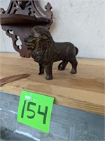 Antique Cast Iron Lion Bank