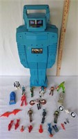 Micronauts Karrio Case w/ Micronaut Figurines