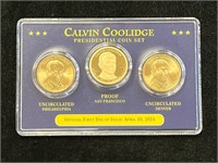 Calvin Coolidge Presidential Coin Set