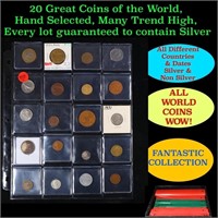 20 Great Coins of the World, hand selected, many t