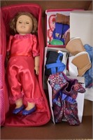 American Girl Doll, Carry Case, Clothes, Shoes