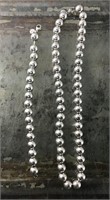 925 stamped necklace & bracelet set