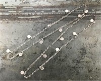 925 stamped long necklace