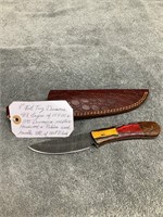 Damascus Knife w/ Sheath