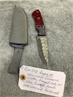 Damascus Knife w/ Sheath