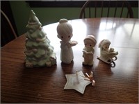 5 Precious Moments Figurines as shown