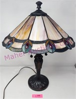 Dale Tiffany Peacock Lamp