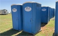 8 - Blue Portable Toilets