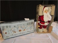 EARLY BATTERY OPERATED  SANTA CLAUSE, LAST SUPPER