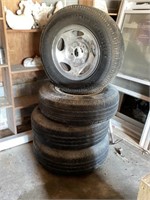 Four 5 Load Tires