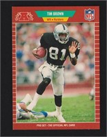 1989 Pro Set 183 Tim Brown Rookie MINT!