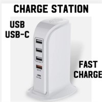 USB + USB-C CHARGING DOCK / FAST CHARGE