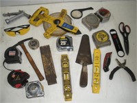 Tape Measures & Assorted Tools