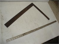 Framing Square & Metal Yard Stick