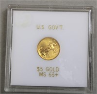 1992 $5 gold coin