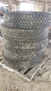 5 Semi tires, West Lake, 11R 24.5